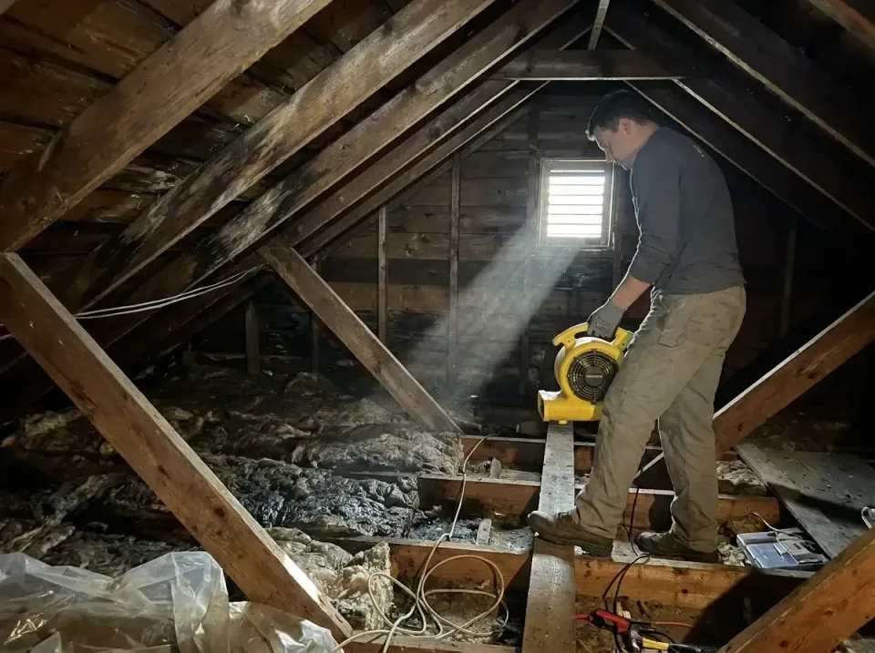 attic-water-damage-drying-proc-007 — frequently asked questions, Emergency Water Extraction & 24/7 Flood Response in Slaton,…